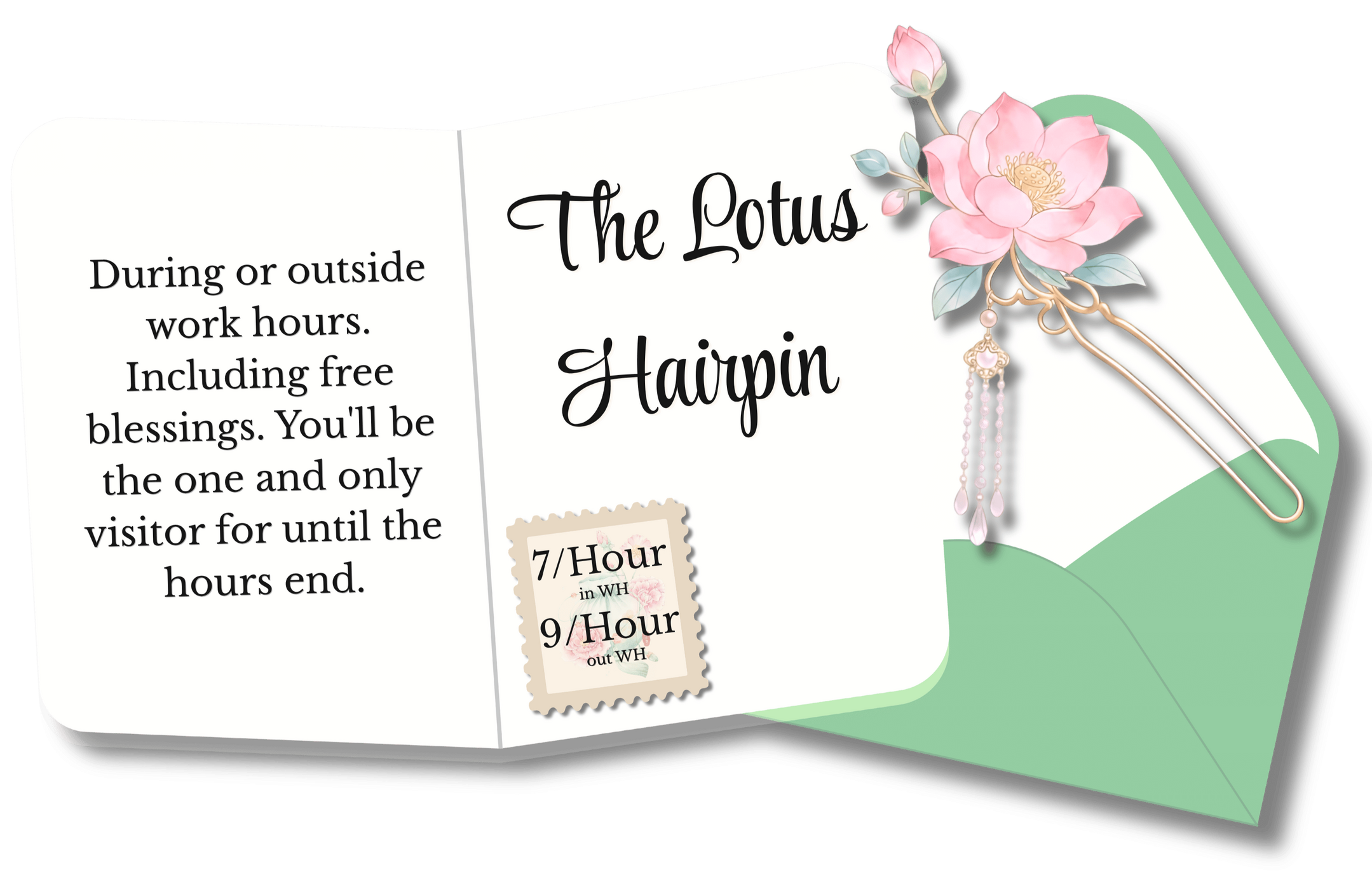 The Lotus Hairpin (Hourly)